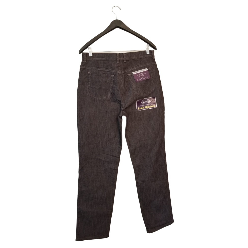 Gloria Vanderbilt Amanda Gray Pants Women's Size 12 34 Inseam‎ 31 in NWT